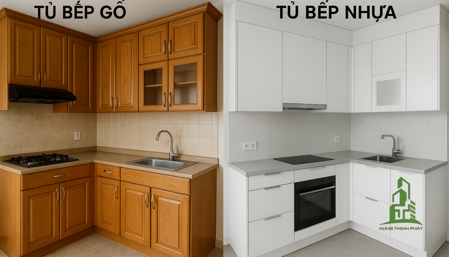 Tư Vấn Chọn Tủ Bếp Nhựa Hay Gỗ – Giải Pháp Tối Ưu Cho Bếp Việt 2025