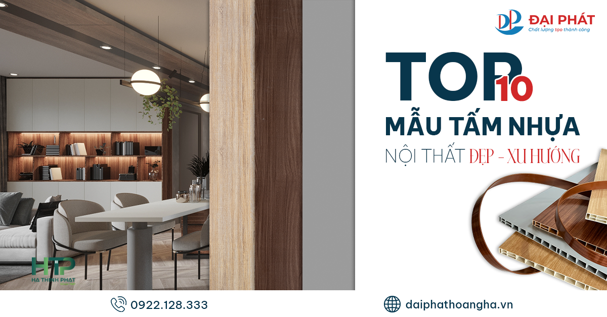 Top Mẫu Tấm Nhựa Nội Thất Xu Hướng 2025 – Sự Lựa Chọn Của Không Gian Hiện Đại