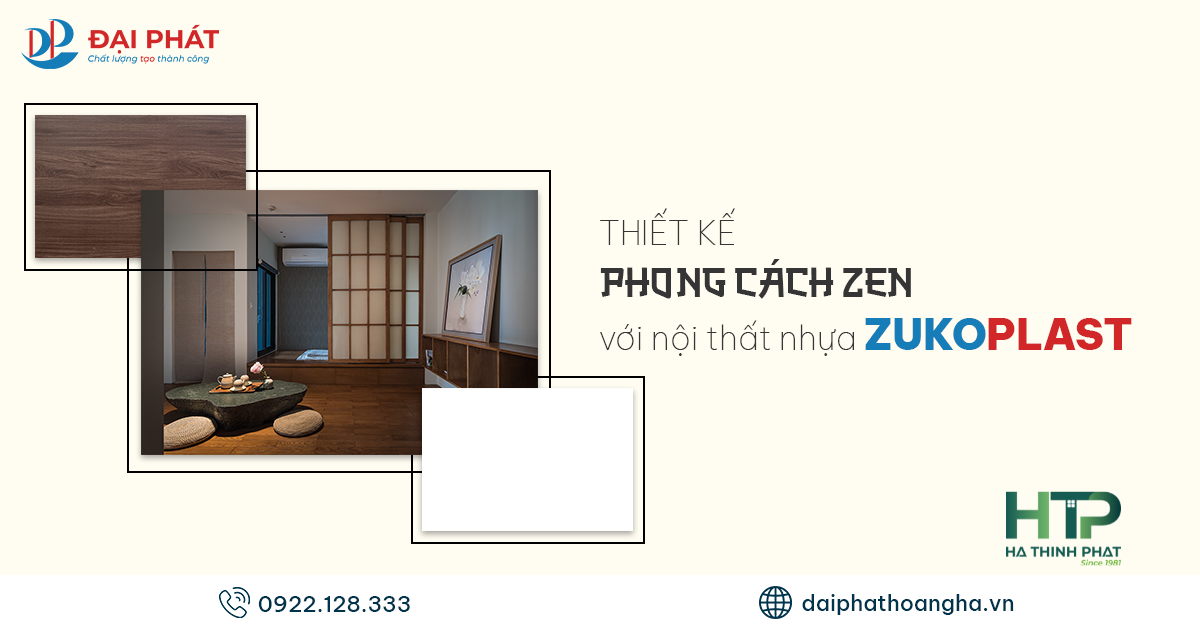 Thiết Kế Phong Cách Zen Với Nội Thất Nhựa Zukoplast – Xu Hướng Nhà Ở 2025