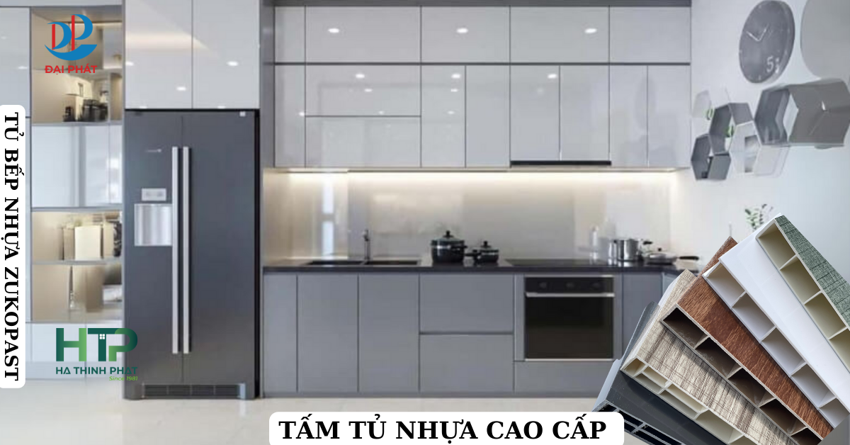 Mẫu Tủ Bếp Nhựa Cho Căn Hộ – Chung Cư Mini Hiện Đại 2025