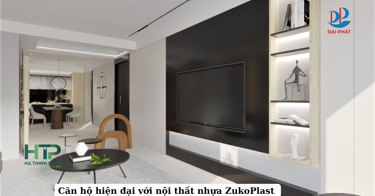 THIẾT KẾ NỘI THẤT CĂN HỘ HIỆN ĐẠI VỚI ZUKOPLAST 05–06 – SỰ KẾT HỢP HOÀN HẢO