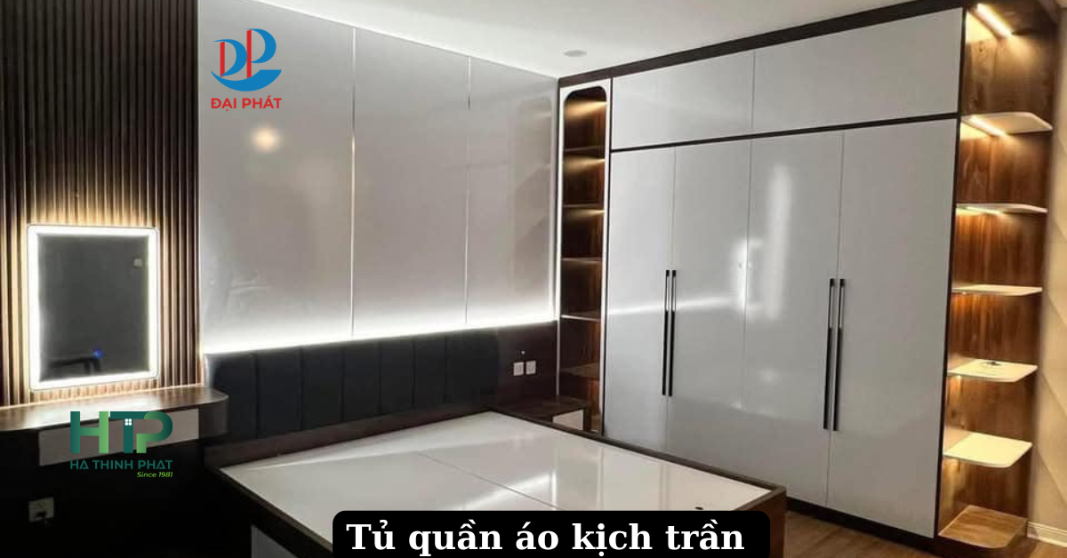 Có Nên Thiết Kế Tủ Quần Áo Kịch Trần? Lựa Chọn Thông Minh Cho Năm 2025