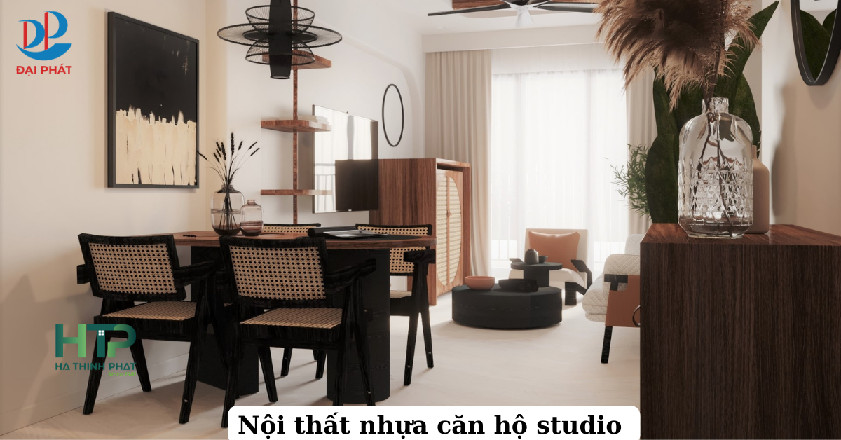 THIẾT KẾ CĂN HỘ STUDIO VỚI NỘI THẤT NHỰA HIỆN ĐẠI 2025
