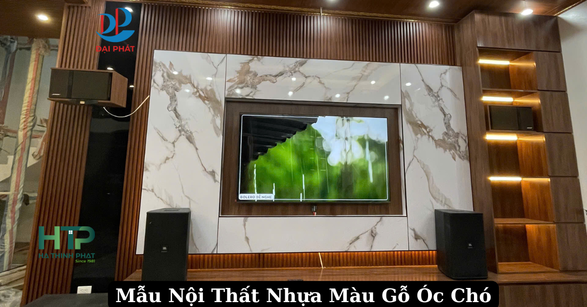 TỔNG HỢP MẪU NỘI THẤT NHỰA VÂN GỖ ÓC CHÓ ĐẸP – ĐẲNG CẤP 2025