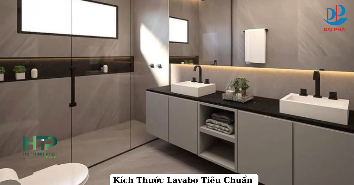 CÁC KÍCH THƯỚC LAVABO TIÊU CHUẨN PHÙ HỢP CHO PHÒNG TẮM NĂM 2025
