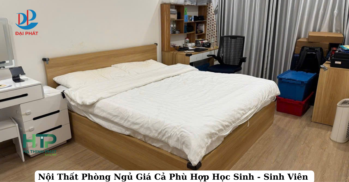 Thiết Kế Nội Thất Phòng Ngủ Giá Tiết Kiệm Cho Học Sinh – Sinh Viên 2025