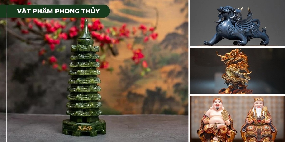 VẬT PHẨM PHONG THỦY NÊN BÀY TRONG NHÀ – KÍCH HOẠT TÀI LỘC NĂM 2025