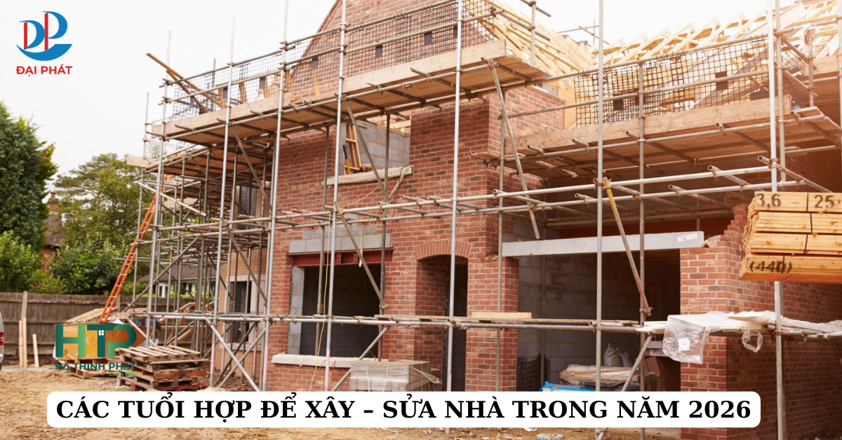 XEM TUỔI XÂY – SỬA NHÀ NĂM 2026 | CHỌN TUỔI CÁT LỢI ĐỂ BẮT ĐẦU MỘT VẬN TRÌNH MỚI