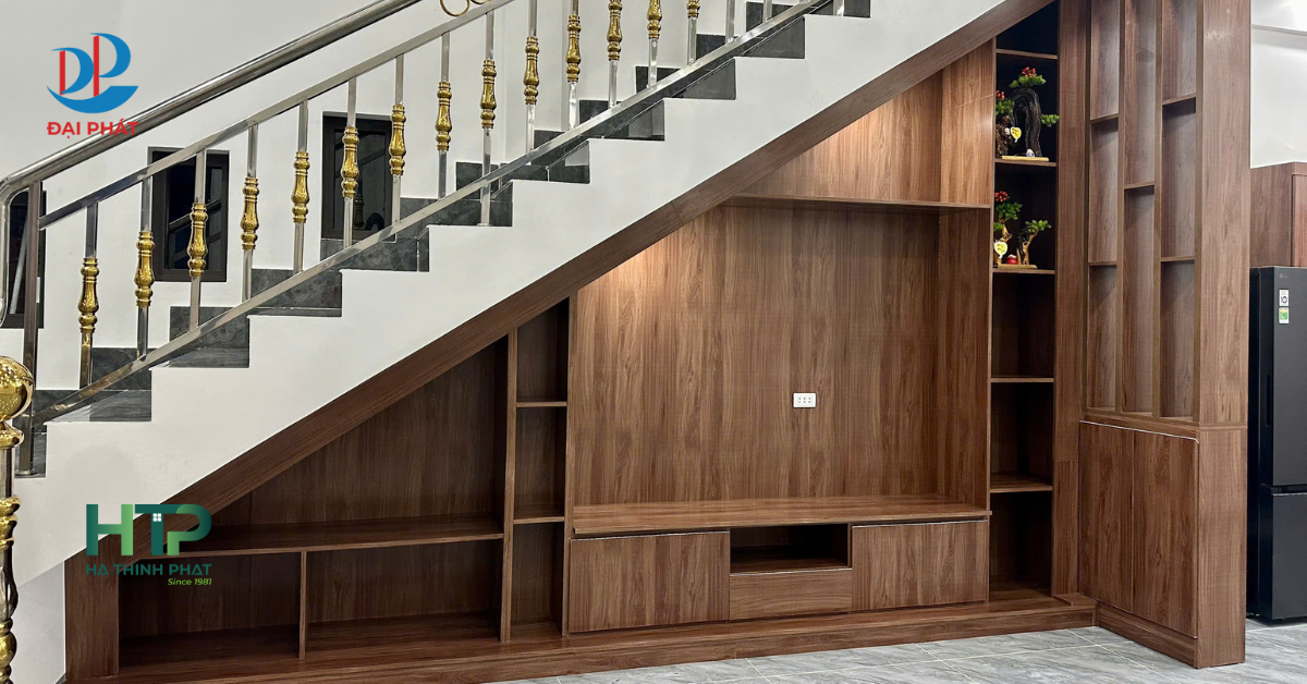 TOP 5 MẪU TỦ KỆ CẦU THANG ĐẸP – GIÚP GIA ĐÌNH TRẺ TỐI ƯU KHÔNG GIAN SỐNG 2025