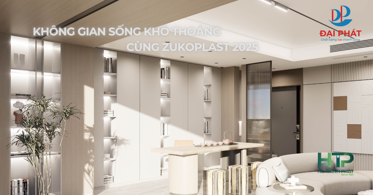 TẠM BIỆT ẨM MỐC – KHÁM PHÁ KHÔNG GIAN SỐNG KHÔ RÁO CÙNG NỘI THẤT NHỰA ZUKOPLAST 2025
